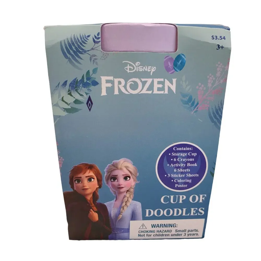 Disney Frozen Cup of Doodles Disney Frozen Art Projects Crafting Project For Kid